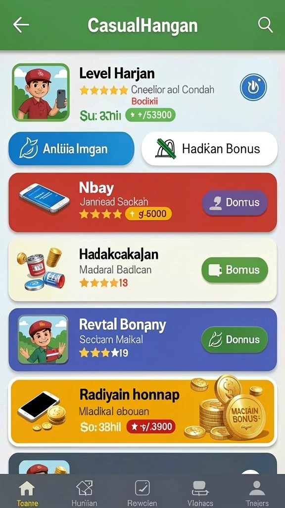 cemara77 - Desain level yang penuh warna dan menantang.