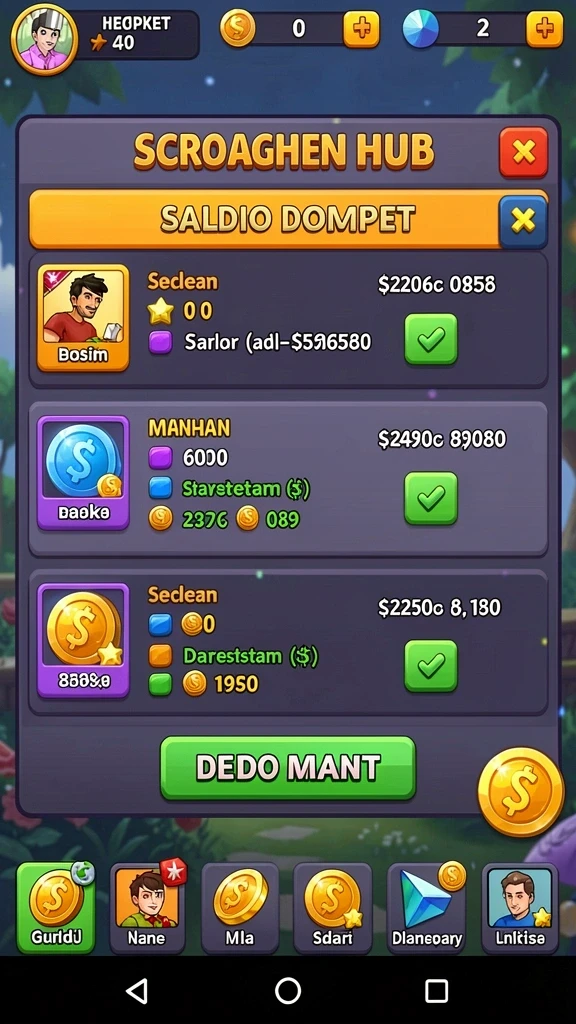 dunia77 - Screenshot memperlihatkan fitur kustomisasi karakter yang menarik.