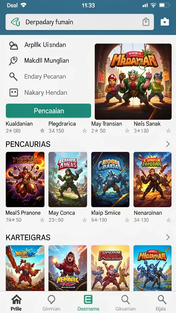 granat88 - Ilustrasi aksi gameplay yang seru dan mendebarkan.