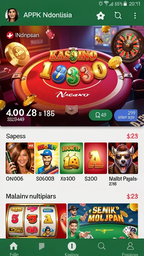 hit9 - Tampilan antarmuka yang sederhana dan menarik.