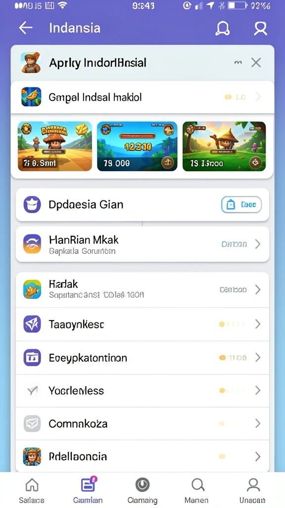 interwin - Pemandangan antarmuka pengguna yang intuitif dan mudah digunakan.