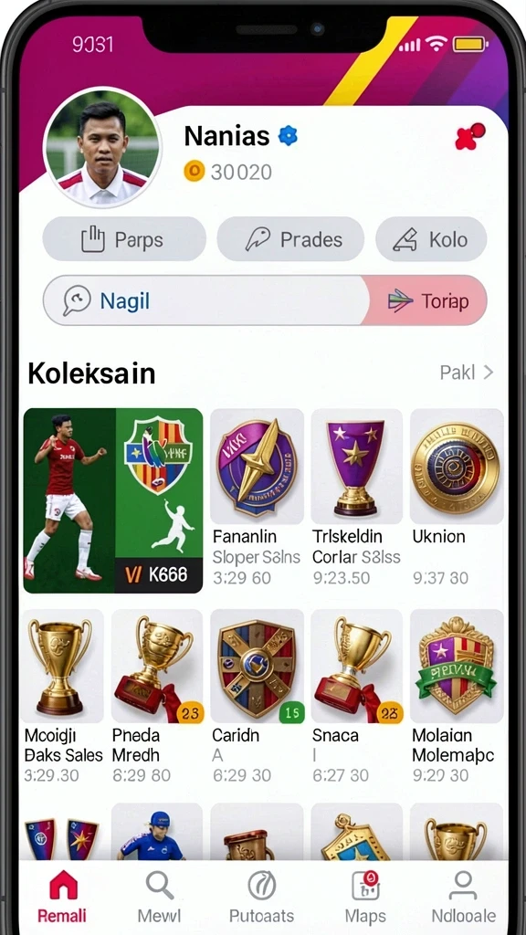 kakrp - Karakter unik dengan desain yang kreatif.