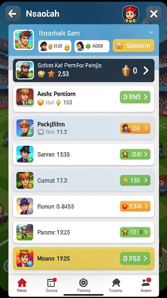 rpvip4 - Tangkapan layar dari salah satu level yang menantang.
